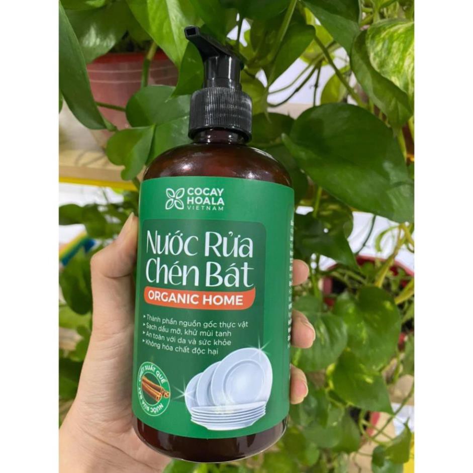 Nước rửa chén Organic Home an toàn cho bé