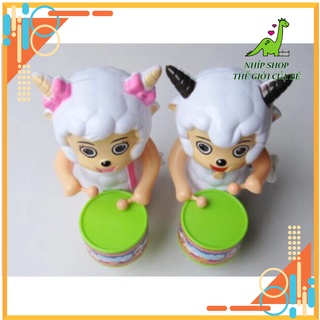Mèo Kitty Vặn Cót, Cừu Non Baa Baa Vặn Cót Lắc Lư Đánh Trống