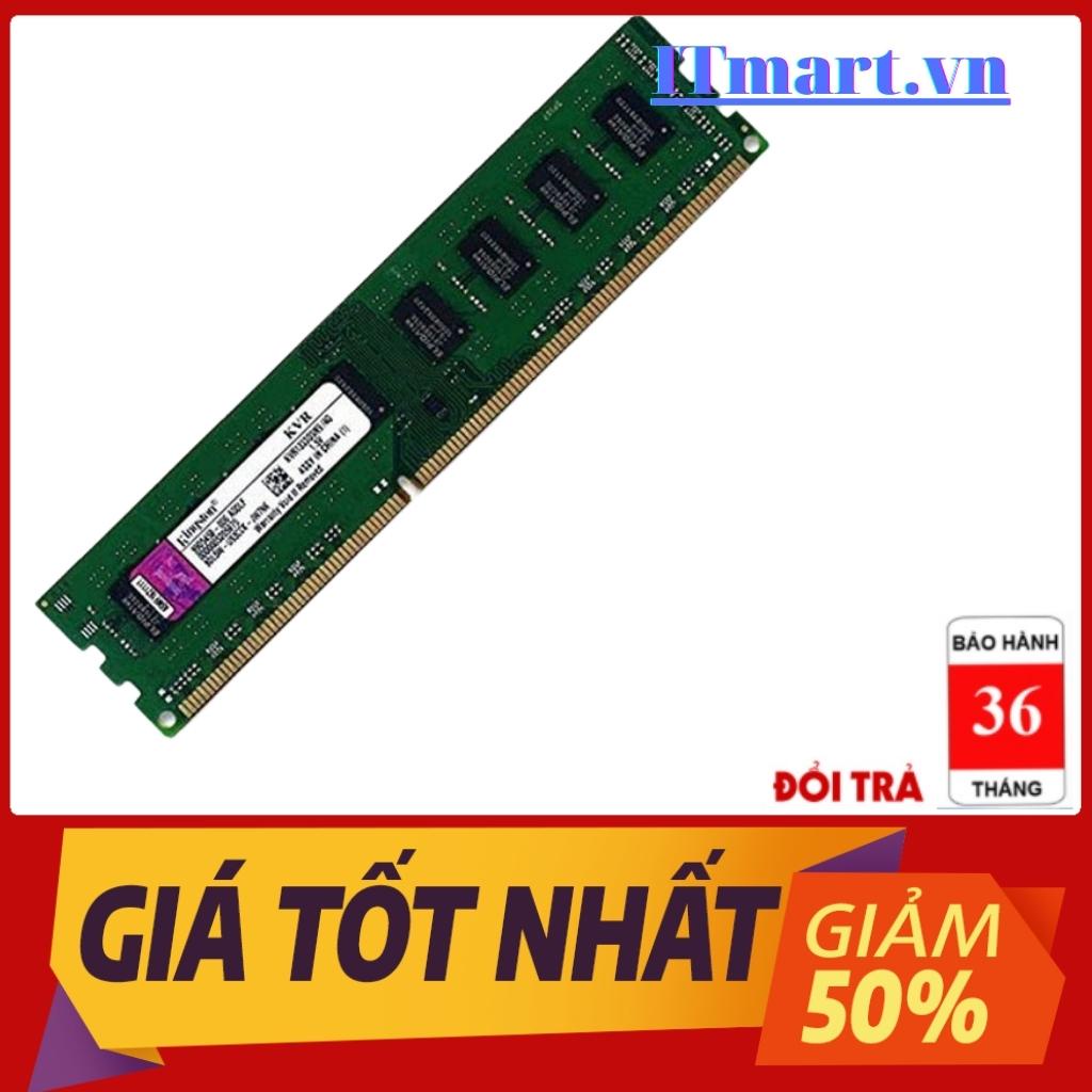 Ram PC Kingston 8Gb/4Gb DDR3 Bus 1600Mhz Mới 100% bảo hành 3 năm