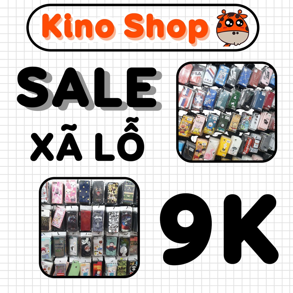 Ốp lưng iphone sale xã lỗ 5/5s/6/6s/6plus/6splus/7/8/7plus/8plus/x/xs/xr/xsmax (mẫu ngẫu nhiên) KinoShop