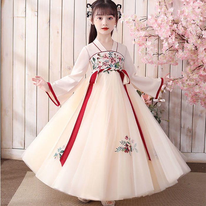 Bộ Hán Phục Phong Cách Trung Hoa Cổ Điển Cho Bé Gái