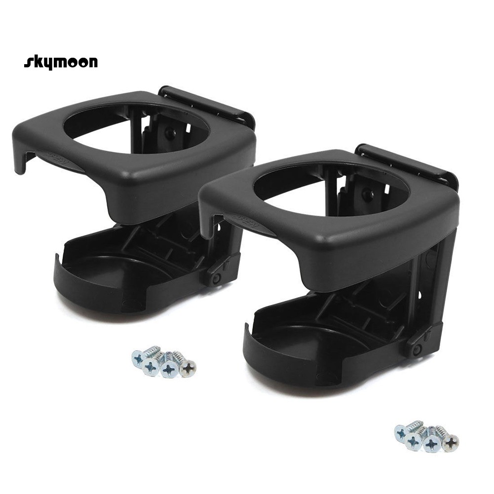 Giá đỡ chai nước bằng nhựa gập lại được tiện lợi dành cho xe hơi