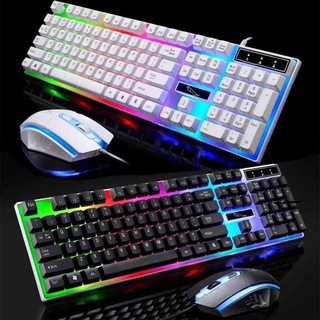 [MẪU MỚI 2020] Bàn Phím Chuột Giả Cơ G21 [ TẶNG LÓT CHUỘT ] - Chuyên game - Có đèn LED 7 màu - Cho máy tính, laptop
