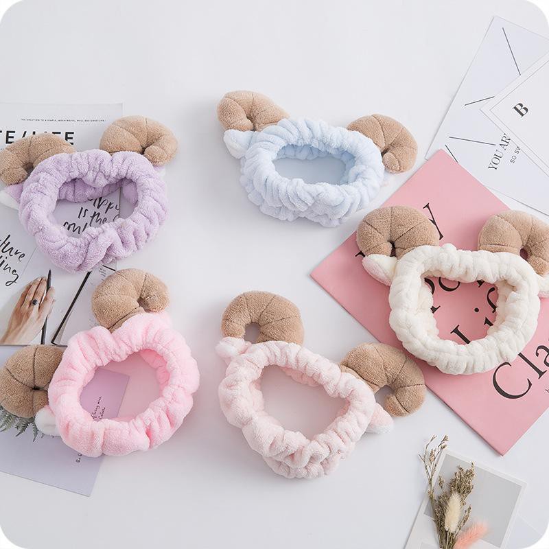 Băng đô Cột tóc  sừng cừu đơn giản dễ thương cho nữ Store4girls