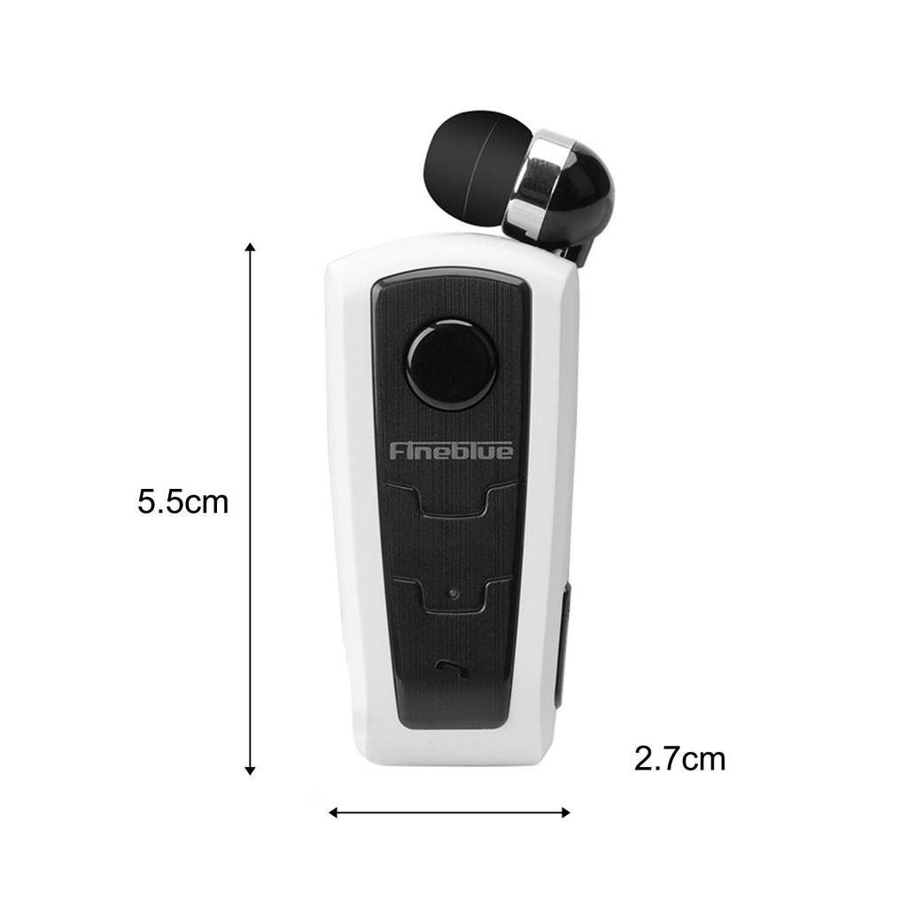 1 tai nghe nhét tai Fineblue F910 không dây kết nối bluetooth 4.0 có thể thu gọn