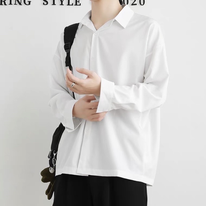 Áo Sơ Mi Lụa Nến 💕1𝖍𝖆𝖓𝖉💕Áo Sơ Mi Nam Trắng Dài tay Cotton Lịch Lãm Sang Trọng - Mặc Là Đẹp - Mã SMN