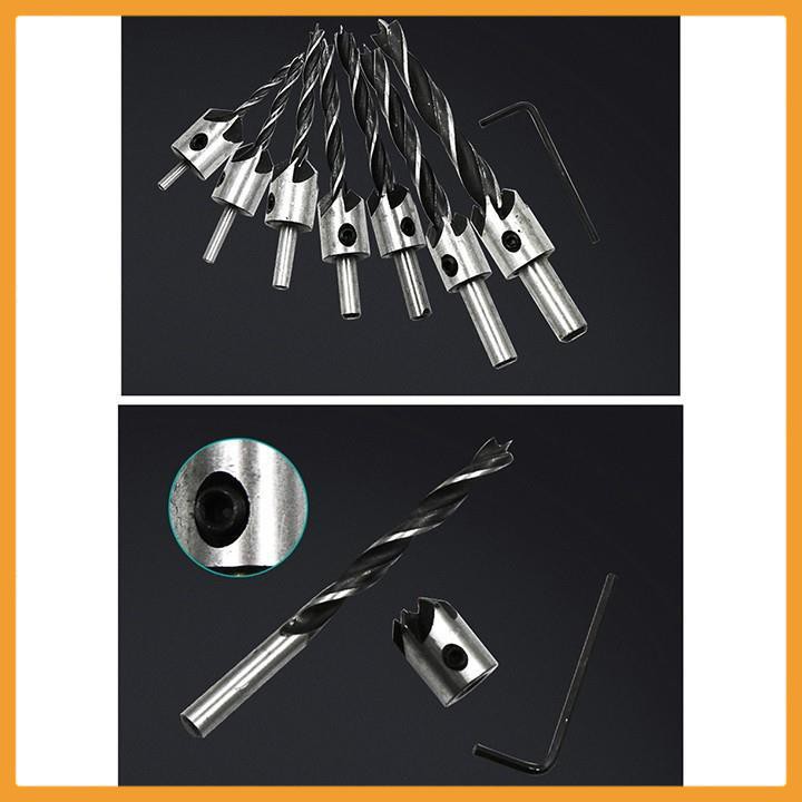 Bộ 7 Mũi Khoan 2 Tầng - Khoan Âm Bắt Vít Chìm