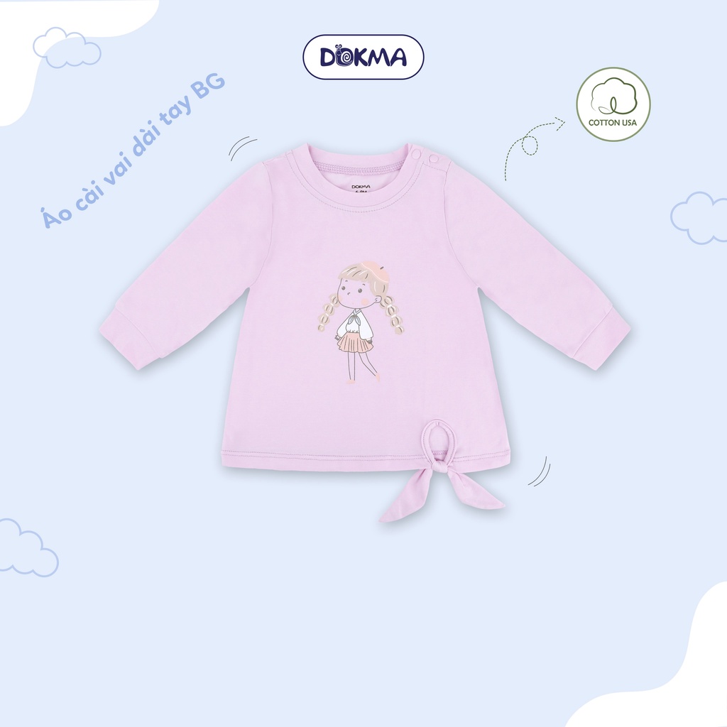 DA1139 Áo cài vai dài tay Dokma