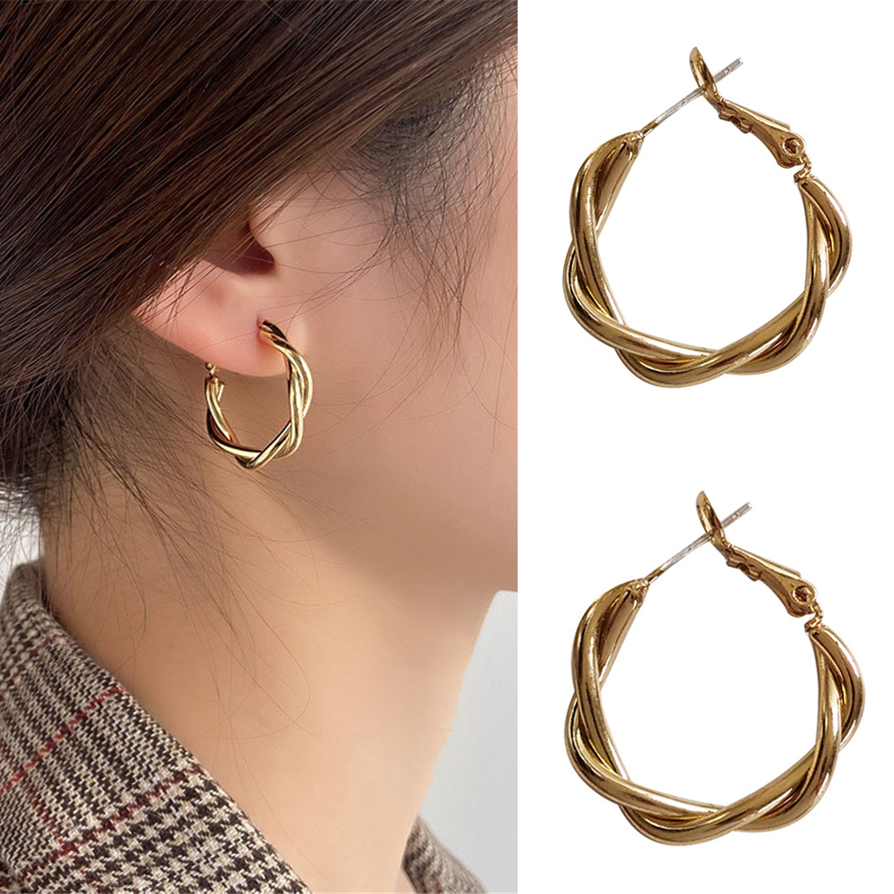 Khuyên Tai Nữ Hình Tròn Thời Trang