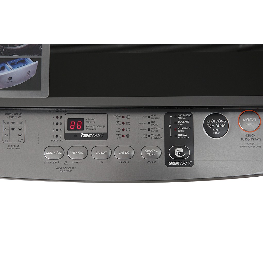 Máy giặt Toshiba 9 kg AW-K1005FV - Chính hãng BH 24 tháng - Miễn phí lắp đặt