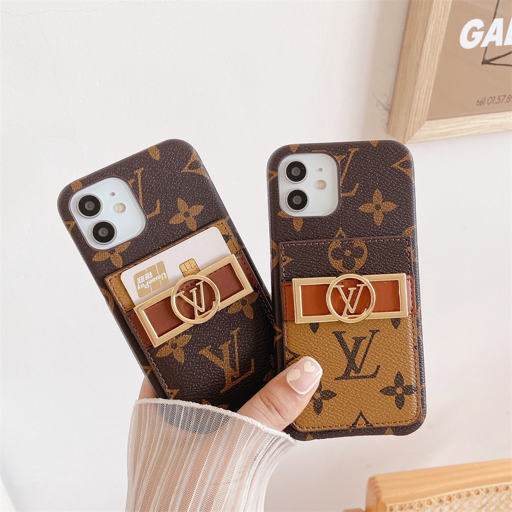 Ốp điện thoại da cao cấp mạ vàng thích hợp cho IPhone 13 12 11 Pro Max XS Max XR X 8 7 Plus