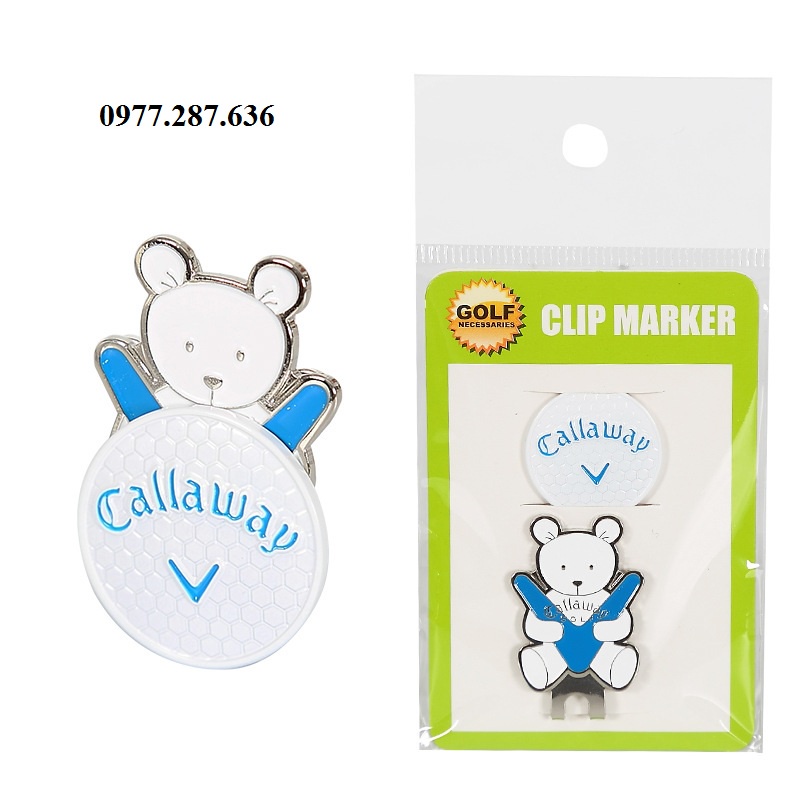 Mác bóng golf clip marker đánh dấu vị trí kẹp nam châm từ tính shop GOLF PRO MB004