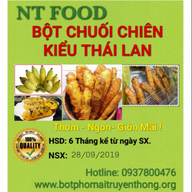 BỘT CHUỐI CHIÊN KIỂU THÁI LAN 5kg