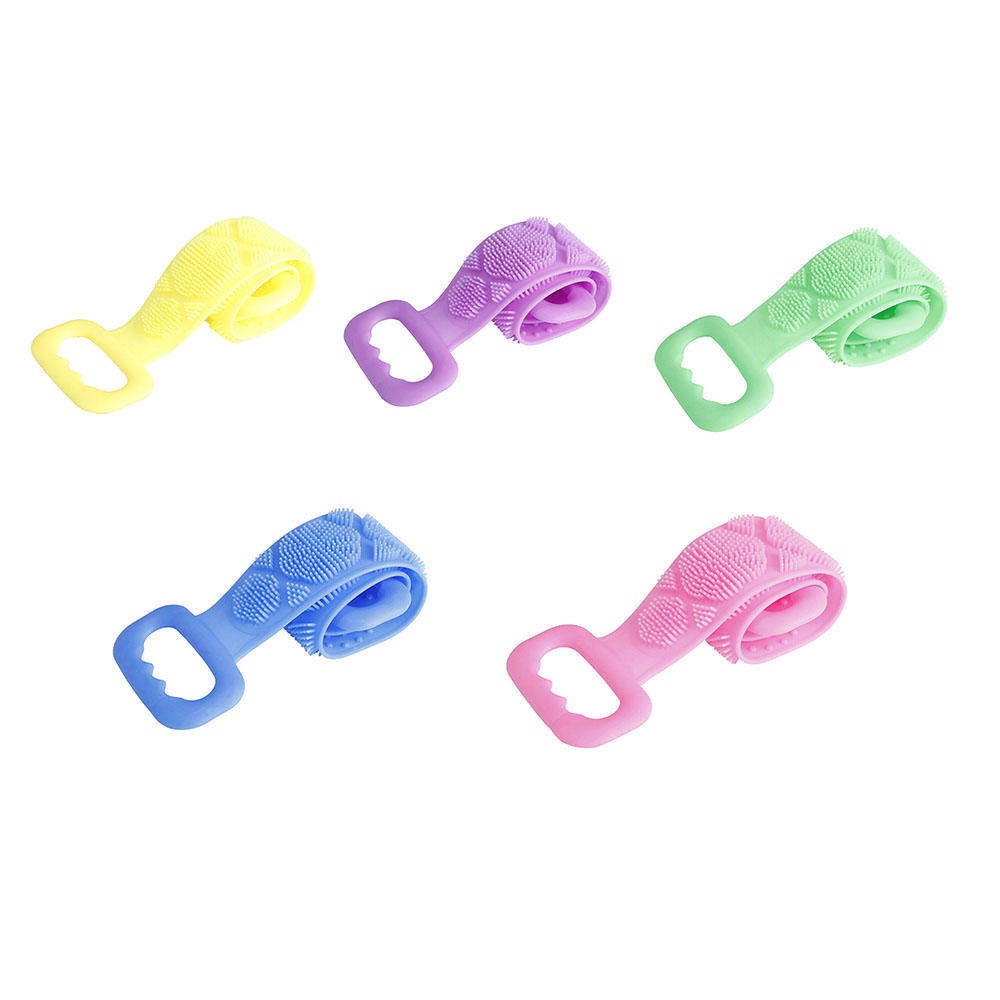 Bông tắm Dây Tắm Chà Lưng 2 Mặt Bằng Silicone Mẫu mới KN94