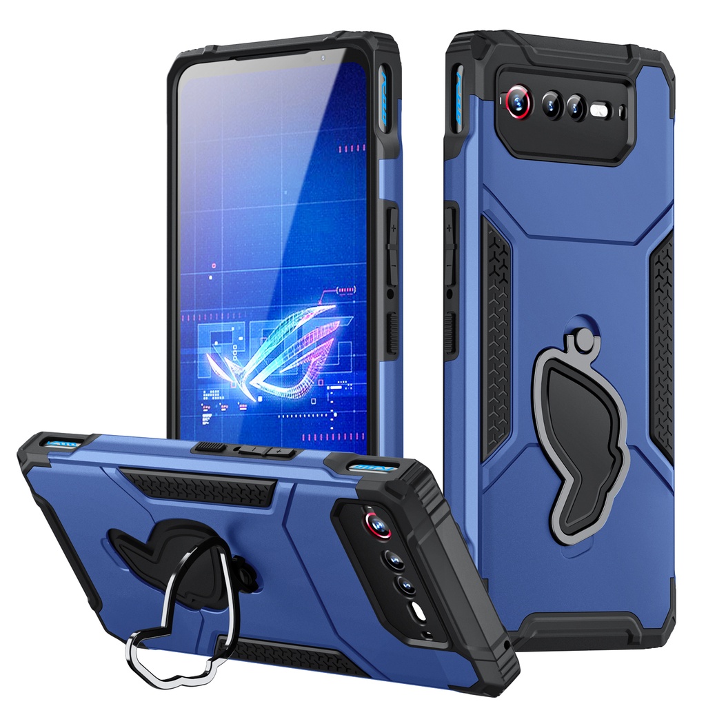 Ốp Điện Thoại Kiểu Giáp Bảo Vệ Chống Rơi Có Giá Đỡ Cho ASUS ROG Phone 6 / 6D / 6 Pro / 6D Ultimate