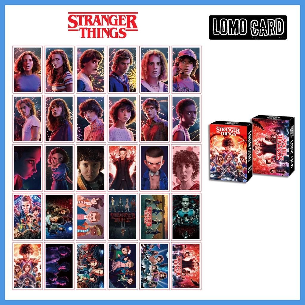 Stranger Things Card Captor Dragon Ball Photocard Lomo Card