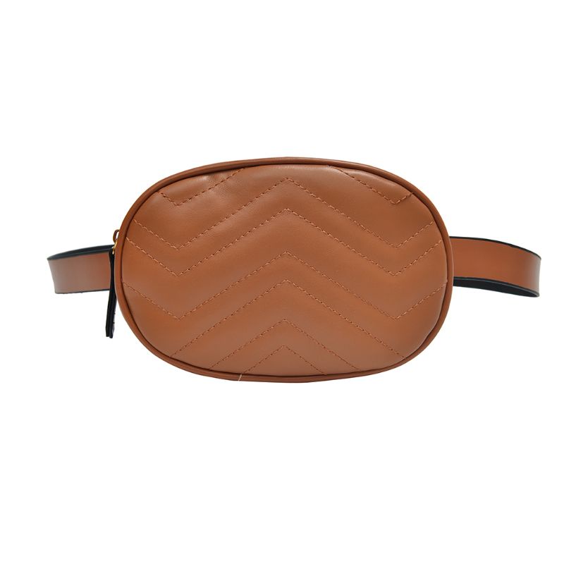 Túi Da PU Đeo Hông / Đeo Hông Có Khóa Kéo Thời Trang Cho Nữ