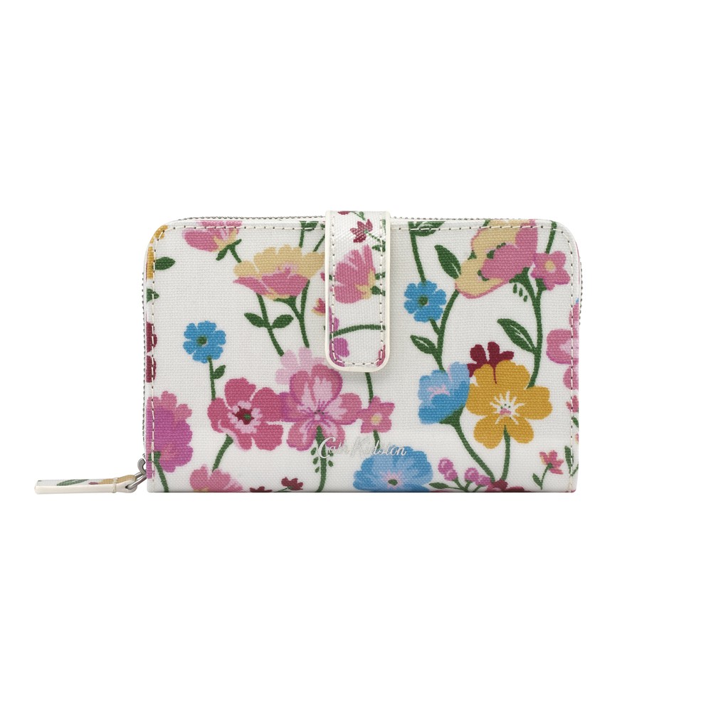 Cath Kidston - Ví cầm tay Folded Zip Wallet Park Meadow - 984928 - Warm Cream