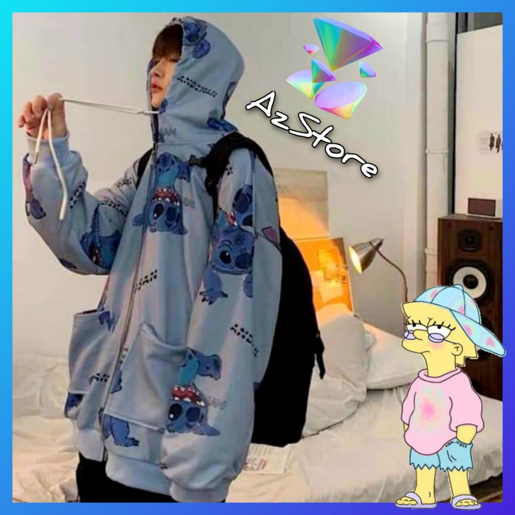 👫𝗟𝗼𝗮̣𝗶 𝗱𝗮̀𝘆🌿 áO Khoác Nỉ Hoodie 3D dây kéo Stick và Thỏ con Nam Nữ Hooide Mới | BigBuy360 - bigbuy360.vn