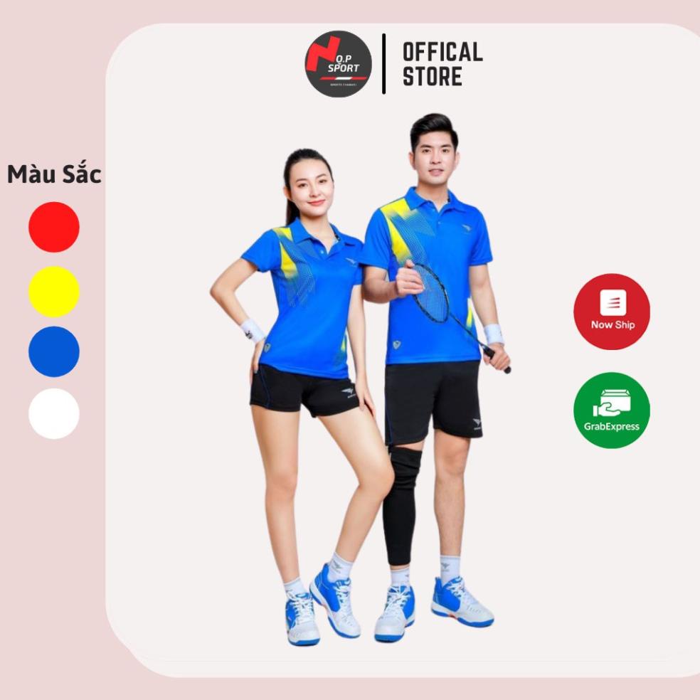 Bộ Quần Áo Cầu Lông Nam Nữ Thương Hiệu HIWING Chất Vải Mè Thun Thái Co Dãn Đa Chiều Cao Cấp Mẫu W1 ⚡