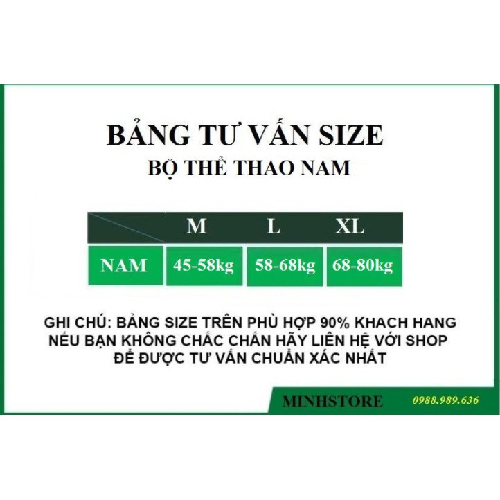 Bộ Thể Thao Nam thun lạnh Mặc ở Nhà Hàng Xuất Dư loại 1 Mới Nhất Hè 2021 MINHSTORE66