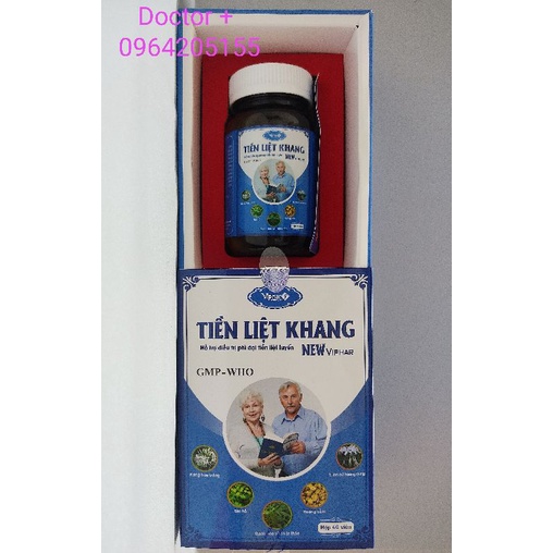 Viên uống hỗ trợ giảm kích thước u xơ, giảm kích thước phì đại tuyến tiền liệt- TIỀN LIỆT KHANG hộp 60 viên