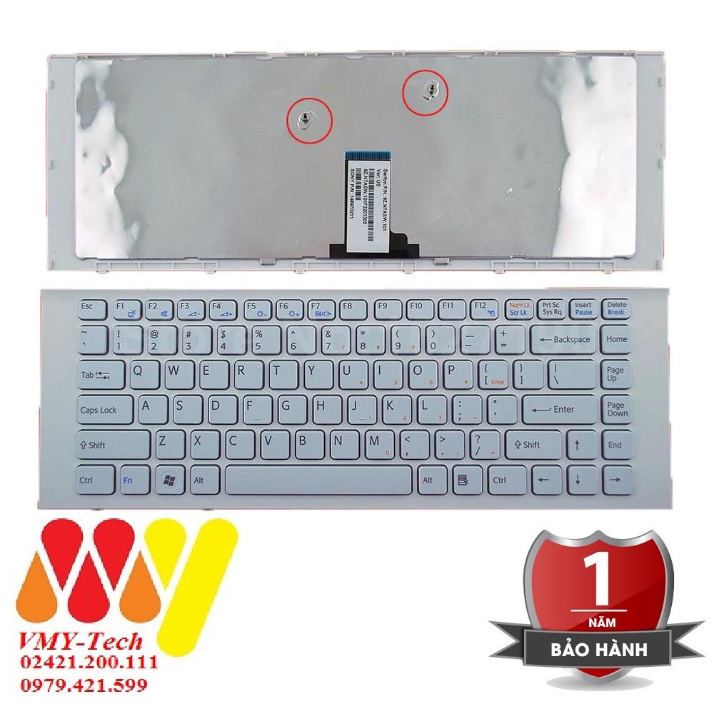 Bàn Phím Laptop Sony Vaio EG VPCEG VPC-EG EG16 EG18 PCG-61A14L PCG-61A13L PCG-61A12L  PCG-61A11L PCG-61911L