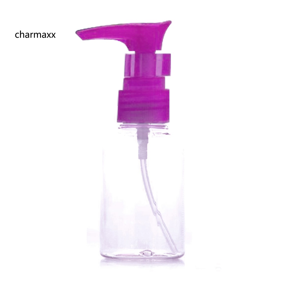 Chai Nhựa Rỗng Trong Suốt 100ml Đựng Dầu Gội Dạng Nhấn Tiện Dụng