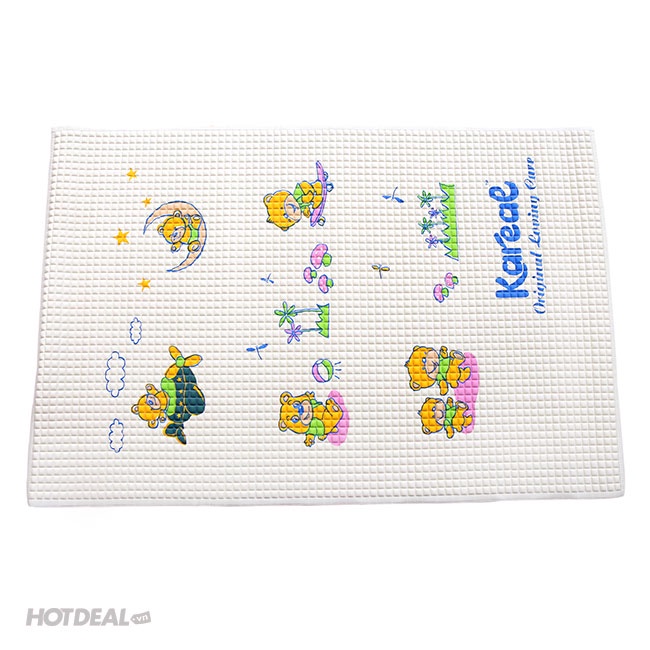 Nệm Nước Thoáng Khí Cho Bé Sơ Sinh - 100% Cao Su Non Chống Thấm Kareal 60x90cm