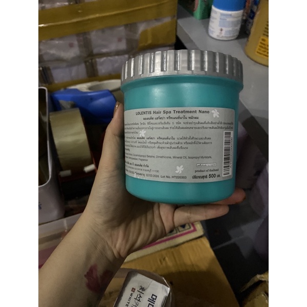 [Hàng chính hãng] Ủ ṫóc siêu mềm mượt Lolentis Hair Spa Leelawadee Nano Thái Lan