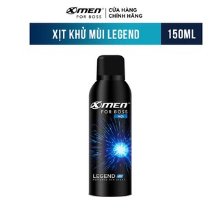 Xịt khử mùi X-men For Boss 150ml - Legend xịt ngăn mùi nam