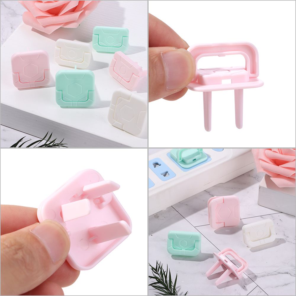 Phích cắm bảo vệ an toàn cho bé khỏi ổ cắm điện dễ lắp đặt Mihan1