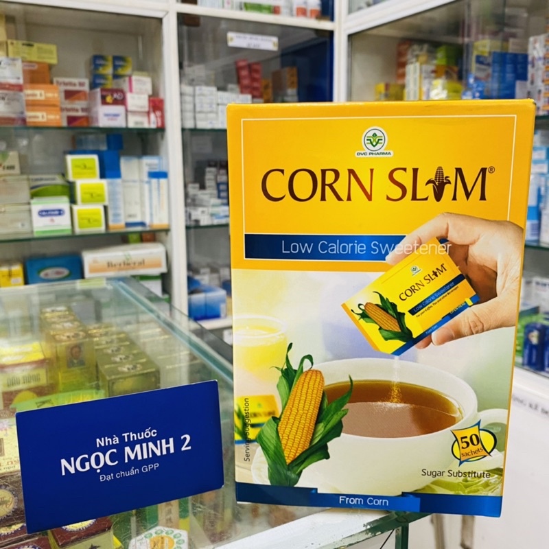 ✅[CHÍNH HÃNG] ĐƯỜNG BẮP ĂN KIÊNG CORN SLIM ( 50 gói ) low calorie sweetener