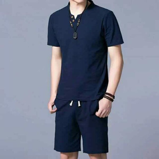 Bộ đũi nam cao cấp màu xanh đen