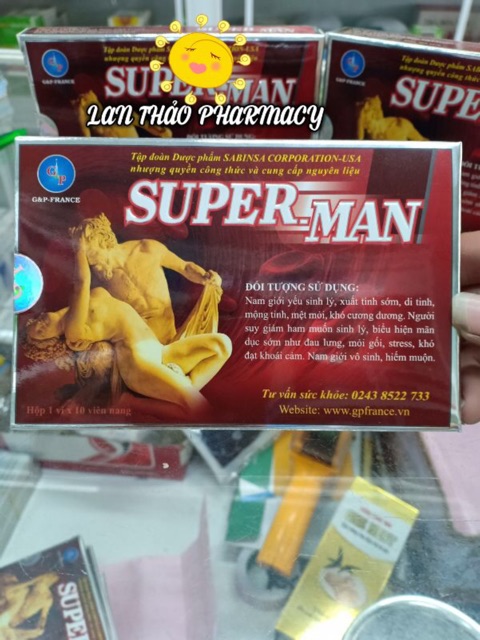 Tăng Cường Sinh Lý Super Man GP