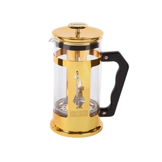 Bình pha cà phê Bialetti Frenchpress kiểu Pháp màu vàng - Preziosa Gold Collection 350ml và 1lít
