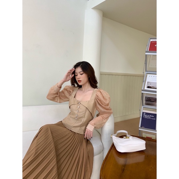 JOLIS- Áo phối tơ kiểu MISSY TOP