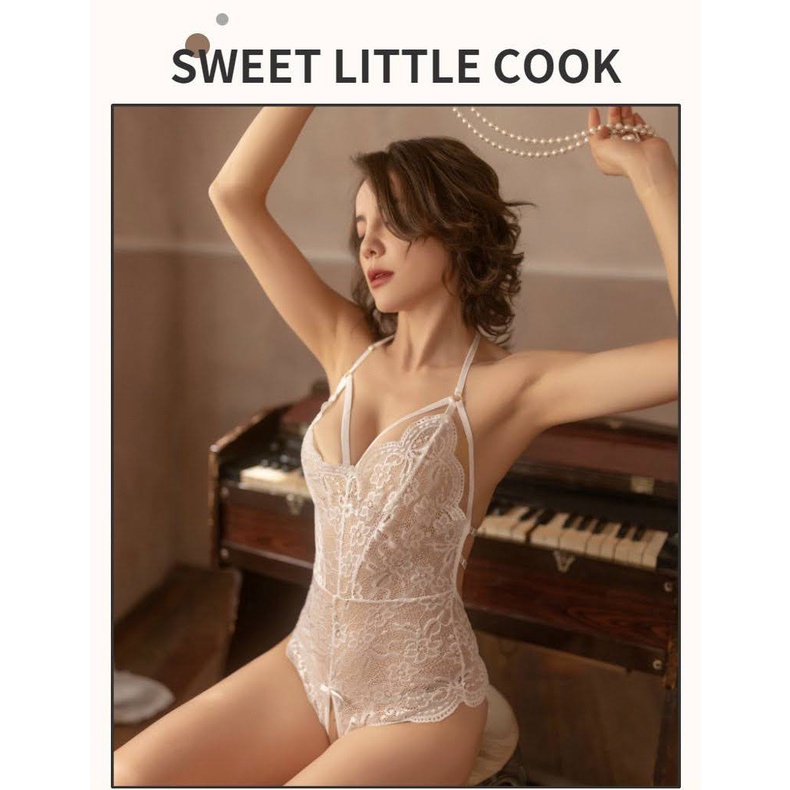 Bodysuit liền thân ren hở bạo TuTu L337