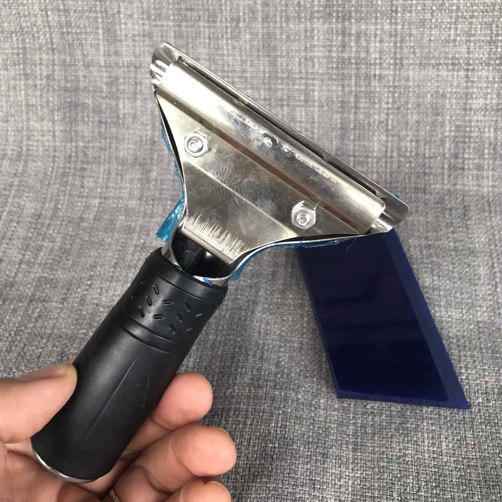 Gạt kính lưỡi to, tay inox - vệ sinh kính và gạt dán phim cách nhiệt