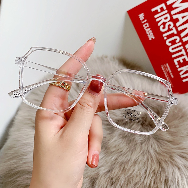 【0-500°】【Hàng Có Sẵn】Kính Cận Gọng Nhựa Chống Bức Xạ Ánh Sáng Xanh Dương Cho Nam Và Nữ