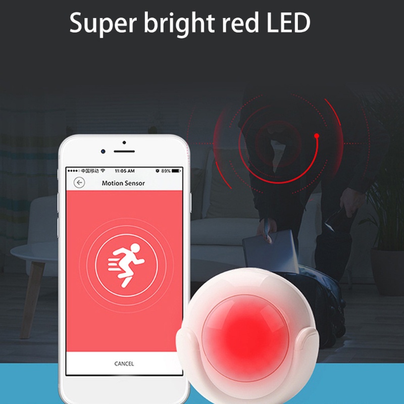 Chuông Báo Động Cảm Biến Chuyển Động Thông Minh Điều Khiển Từ Xa Bằng Wifi
