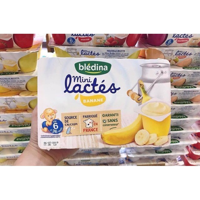 Sữa chua Bledina cho bé 6m+ Pháp bán theo vỉ