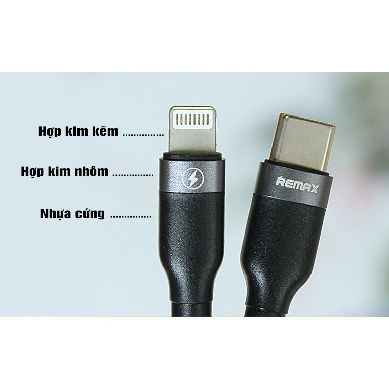 Cáp sạc nhanh IPRemax RC-009 PD 18W Type-C dùng cho củ sạc PD ( HÀNG )