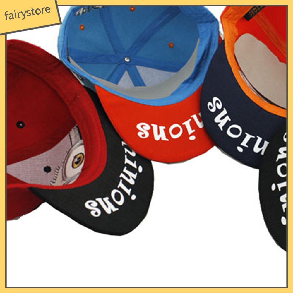 Mũ Snapback Hoạ Tiết Hoạt Hình Dễ Thương Cho Bé