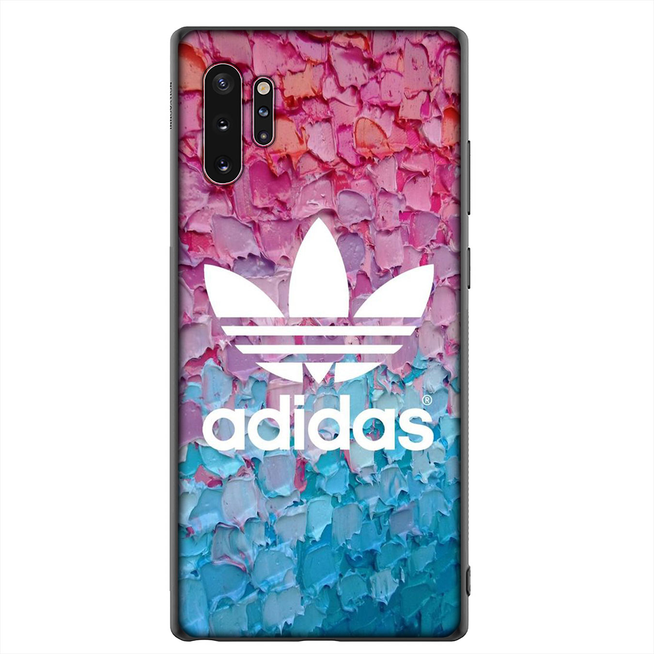 Ốp điện thoại dẻo silicon in hình Adidas cho Samsung Galaxy A9 A8 A7 A6 Plus J8 2018 + A21S A70 M20 A6+ A8+ 6Plus B7