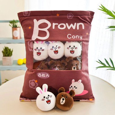 Gối Mochi Ma Đạo Tổ Sư,Gấu Brown