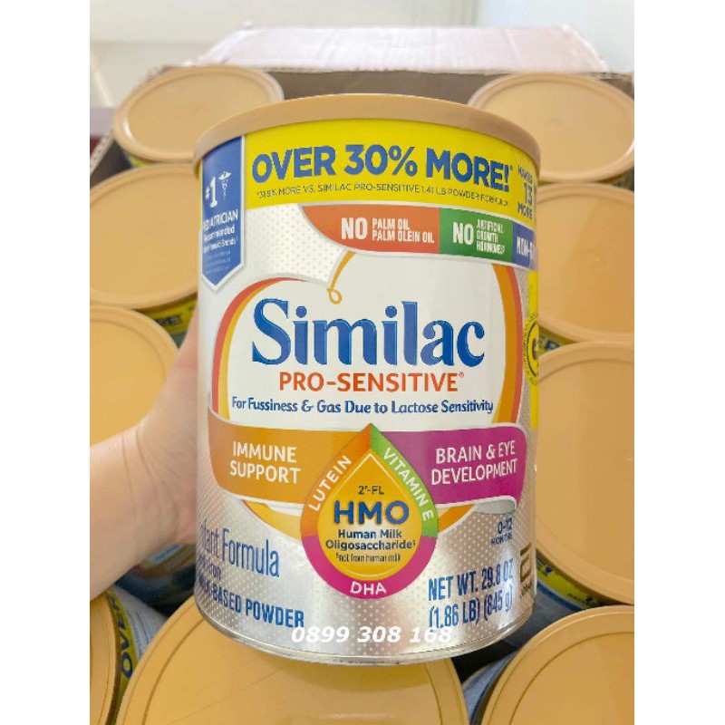 Sữa bột Similac Pro Sensitive size 845g