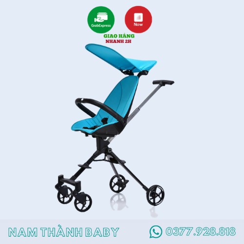 [Mã 267FMCGSALE giảm 8% đơn 500K] FREE SHIP !!! Xe đẩy 2 chiều cao cấp Joovy Qatta S113 - XANH