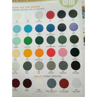 sơn phun màu trắng sữa 200 chuyên dụng