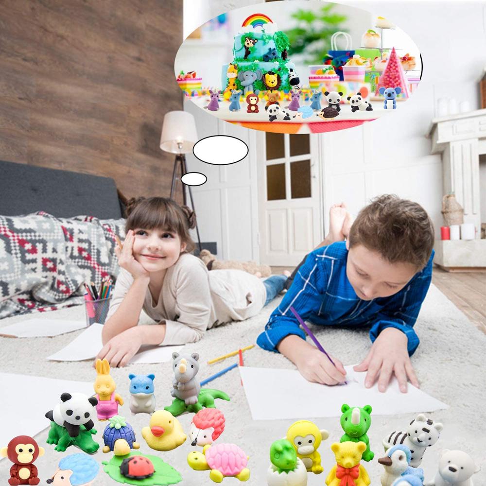 Cục Tẩy Bút Chì Hình Động Vật Hoạt Hình Đáng Yêu